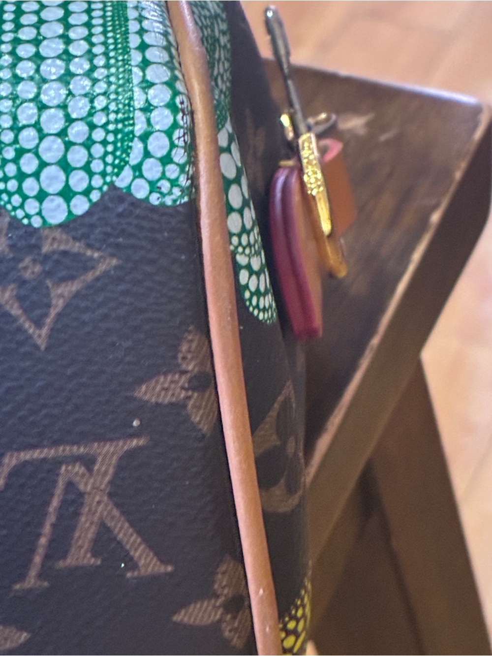 Louis Vuitton Monogram Satchel with Multicolor Pumpkin Print - Picture 11 of 11